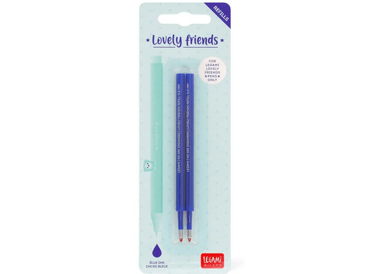 Recargas Canetas Lovely Friends - Azul 2 Unidades