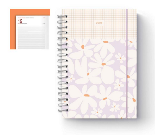 Agenda Diaria Livy espiral A5 14x21cm 2025