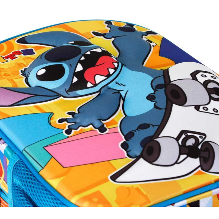 Mochila Stitch 3D Skate - Papelaria Encantada