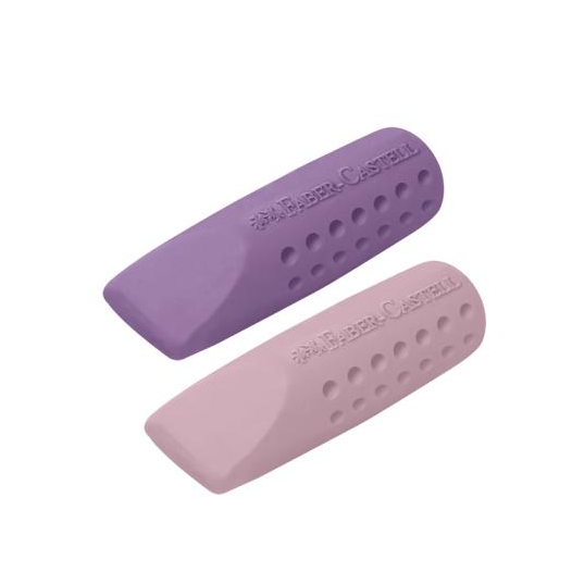 Tampa de borracha FABER-CASTELL grip 2001 Lilás e Rosa