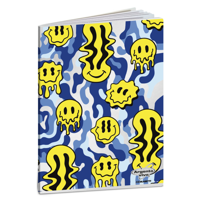 Caderno A4 agraf. Blasetti Pautado - Smile