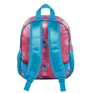 Mochila 3D Stitch & Angel 32cm - Papelaria Encantada