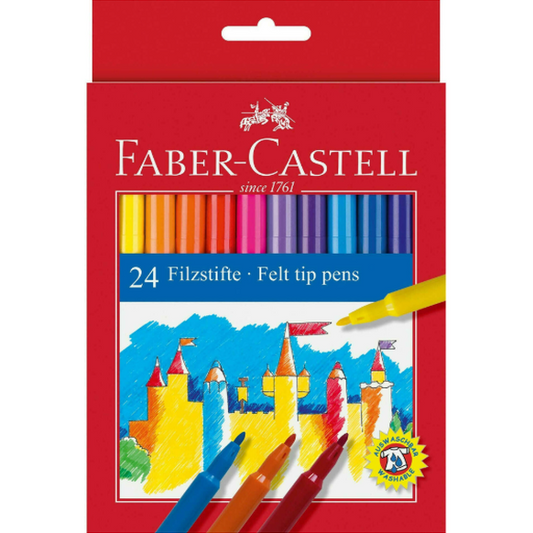 Marcador Faber-Castell 24 unidades