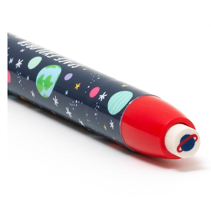 Caneta borracha espaço com cheiro a mirtilo - Papelaria Encantada