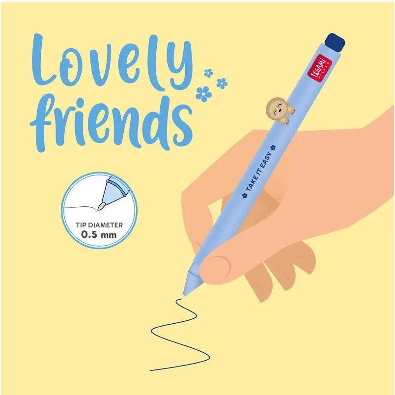 Caneta lovely friends preguiça legami n.º20 - Nova versão