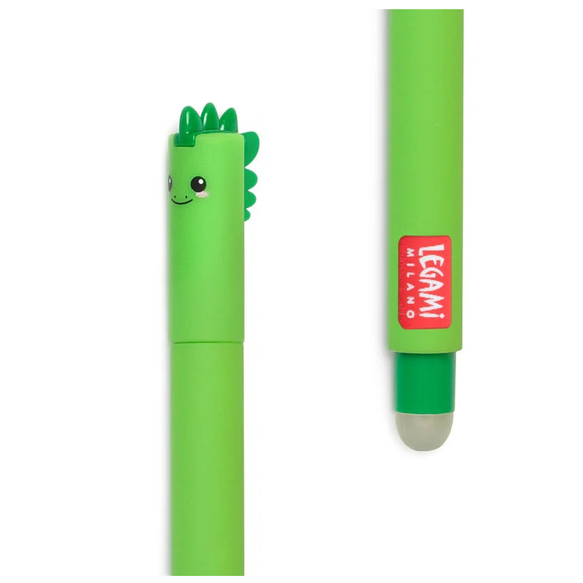 Caneta apagável Dino - Papelaria Encantada