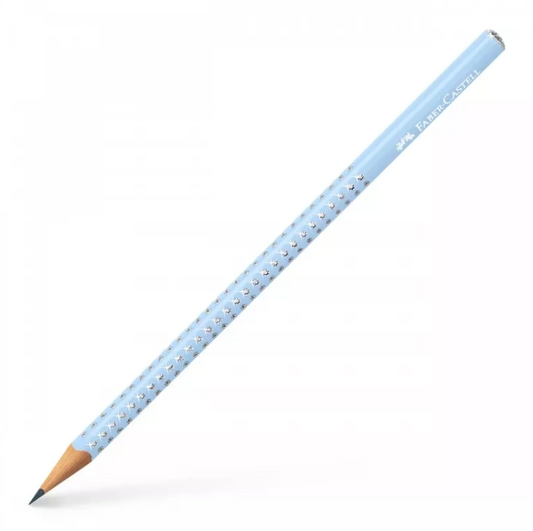 Lápis de grafite Faber-Castell Azul céu Sparkle