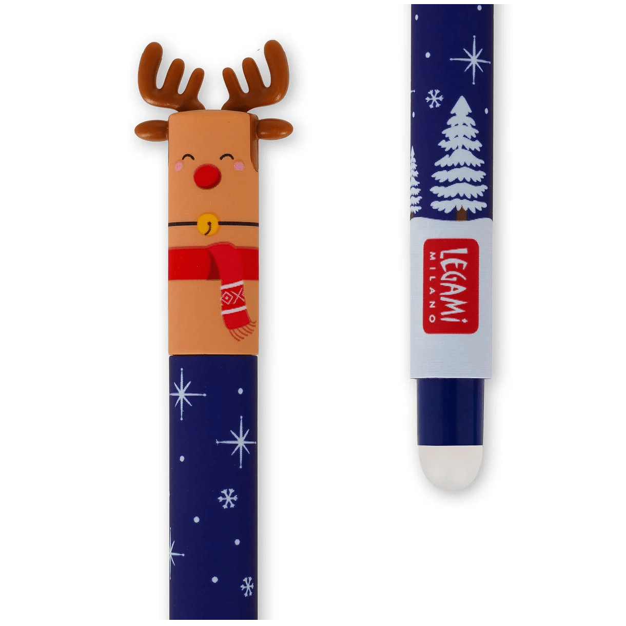 Conjunto 3 canetas Legami apagáveis Natal
