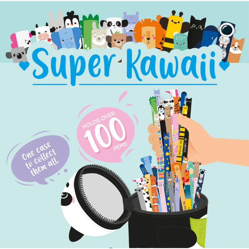 Estojo Super Kawaii 2-in-1 Silicone Panda Legami