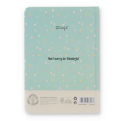Notebook A6 Mr Wonderful - Print pontinhos