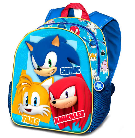 Mochila Sonic 3D trio - Papelaria Encantada