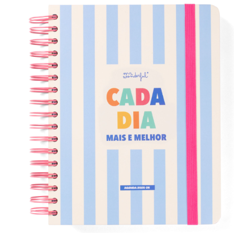 Agenda Wonder 2025-26 Diária - Cada dia mais e melhor - Mr.Wonderful