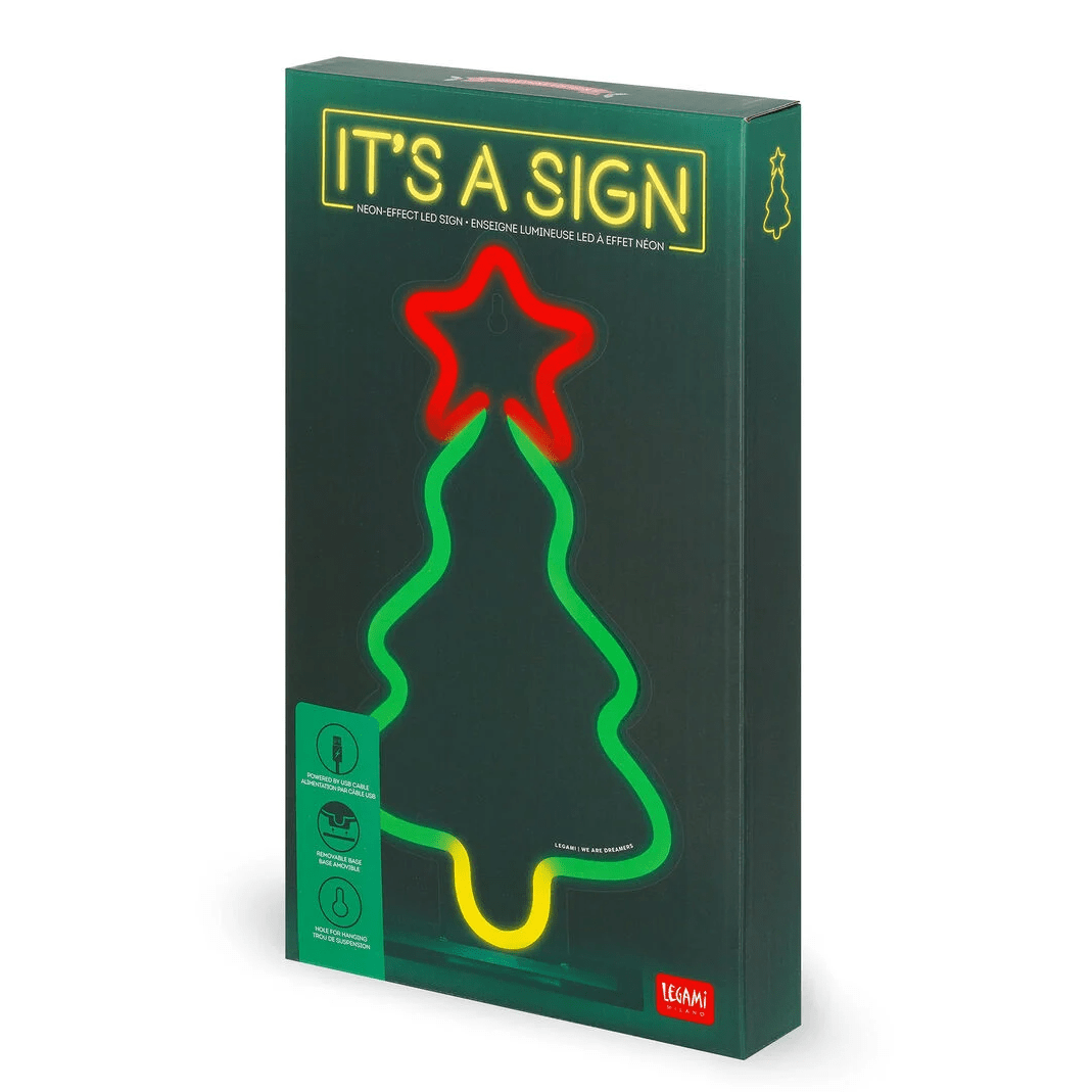 Luz Neon Arvore de natal Legami
