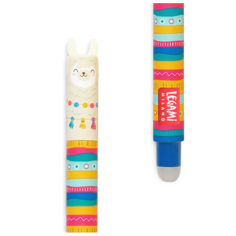 Caneta apagável Llama - Papelaria Encantada
