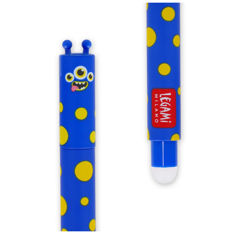 Caneta apagável Monstro Legami