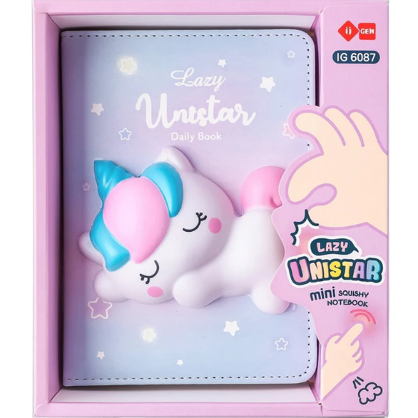 Caderno Gift Squishy A6 Lazy Stars Unistar