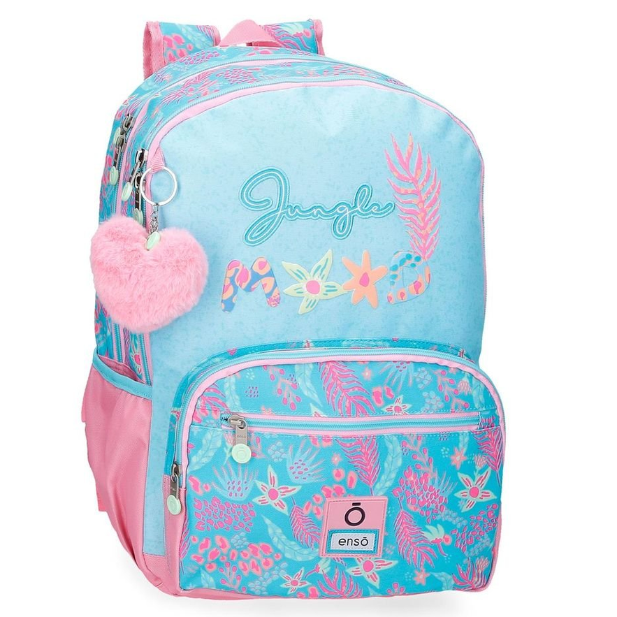 Mochila escolar Enso Jungle Mood 44cm Adap. a Trolley
