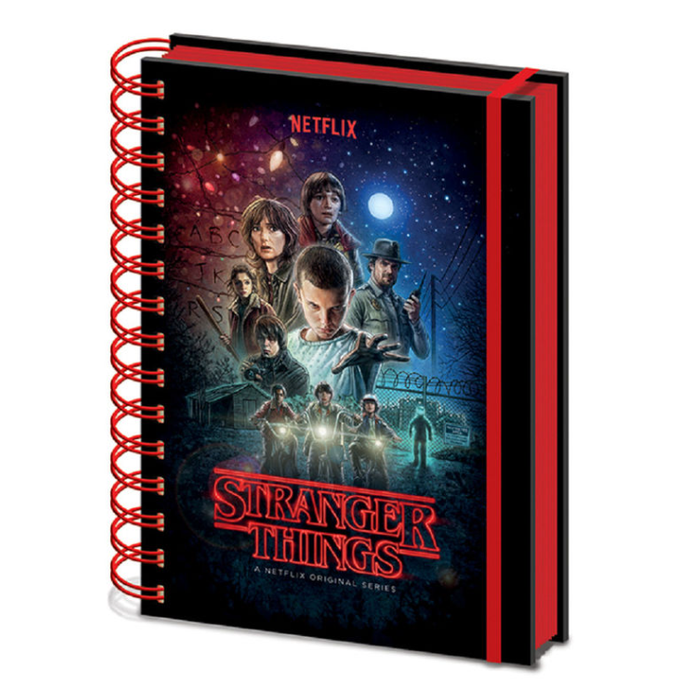 Caderno A5 Stranger things oficial