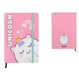 Caderno a5 Unicórnio liso