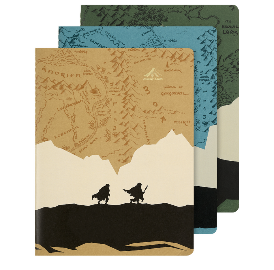 Moleskine O Senhor dos Anéis Cahier Journals – Conjunto de 3 Cadernos