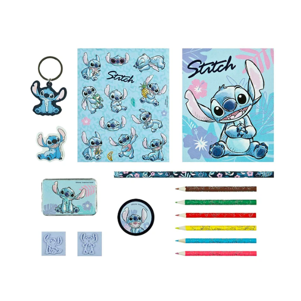 Caixa conjunto colorir Stitch