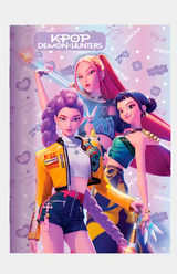 Caderno agraf. A4 Pautado das K-Pop