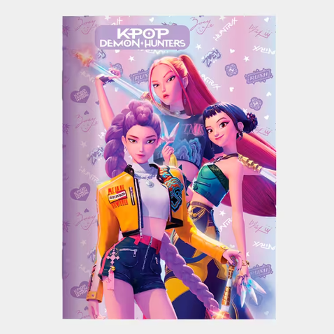Caderno agraf. A4 Pautado das K-Pop