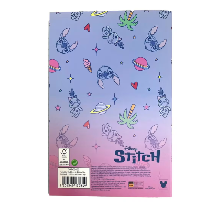 Caderno B5 Stitch