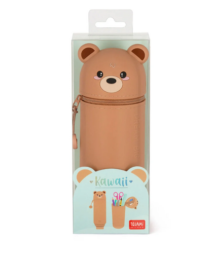 Estojo de silicone macio 2 em 1 - Kawaii Teddy Bear