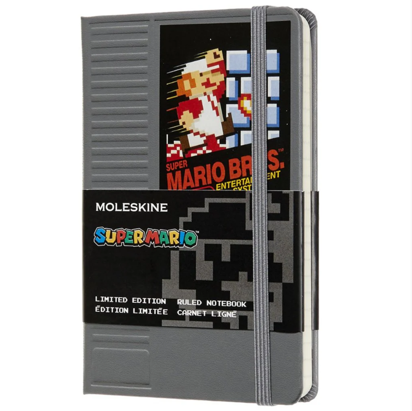 Moleskine Super Mário Nes Cartridge - Bolso