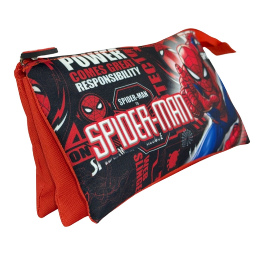 Estojo triplo Spiderman