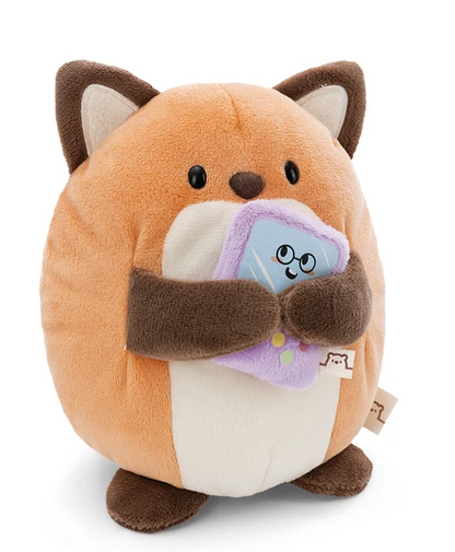 Mymochi Hello Edition, Raposa Geeks 16cm,c/ vídeo jogo em caixa