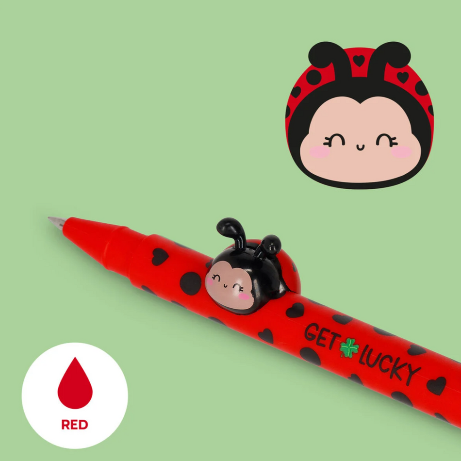 Caneta legami lovely friends - Joaninha