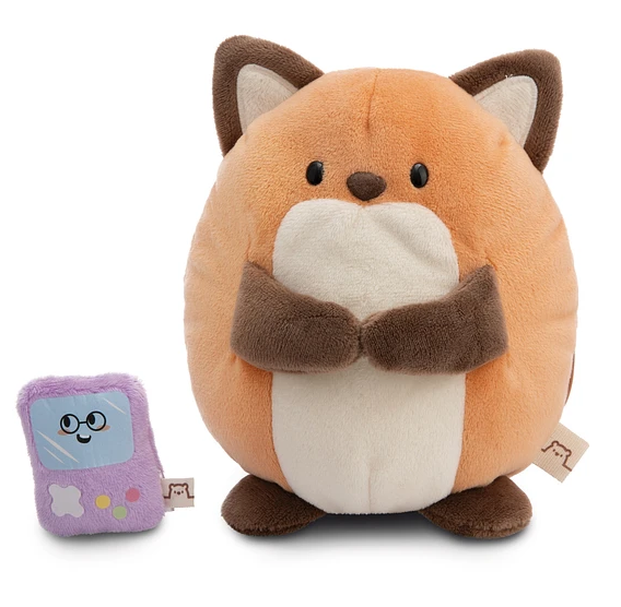 Mymochi Hello Edition, Raposa Geeks 16cm,c/ vídeo jogo em caixa