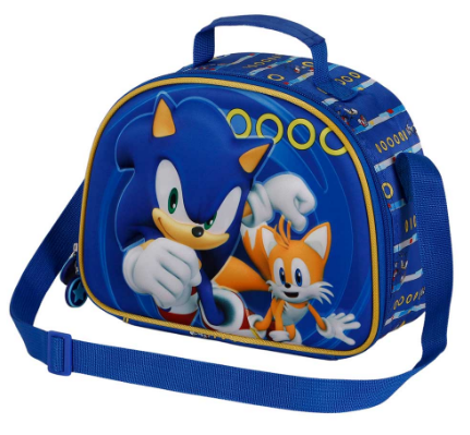 Lancheira térmica Sonic e Tails 3D
