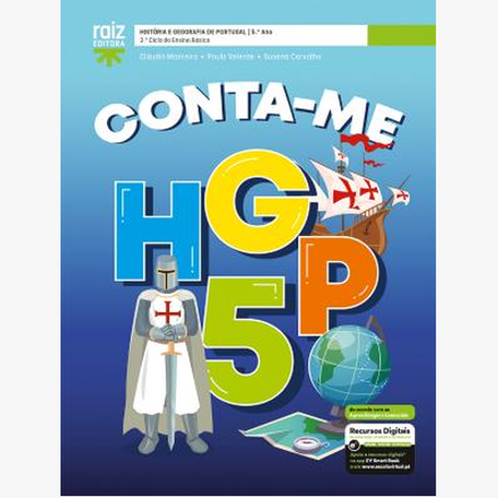 Manual Conta-me HGP 5 - História e Geografia de Portugal - 5.º ano