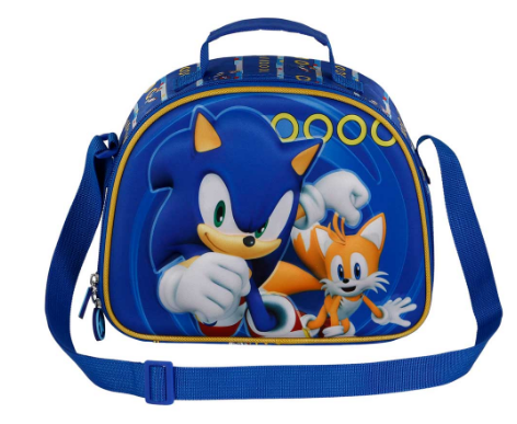 Lancheira térmica Sonic e Tails 3D
