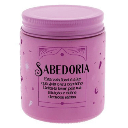 Vela aromática "Sabedoria" Smooth Violet