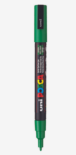 Marcador uni posca 3M Verde