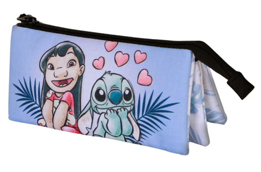 Estojo triplo Lilo & Stitch