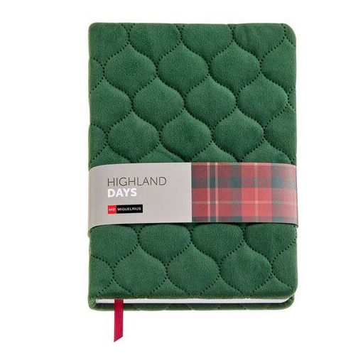Caderno Pontilhado Miquelrius A5 Highland Days Veludo Verde