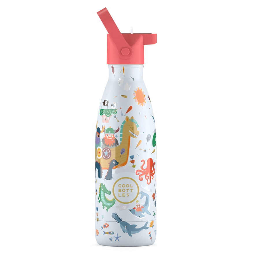 Garrafa térmica Cool Bottles Kids Brave Vikings 350ML