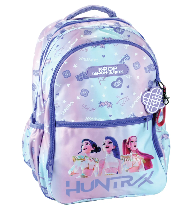 (PRÉ-VENDA) Mochila escolar K-pop Lilas 46cm