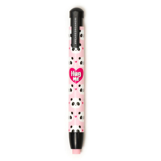 Caneta borracha panda com cheiro a algodão doce - Papelaria Encantada