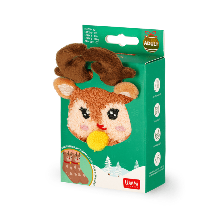 Meias antiderrapantes Legami Rena adulto