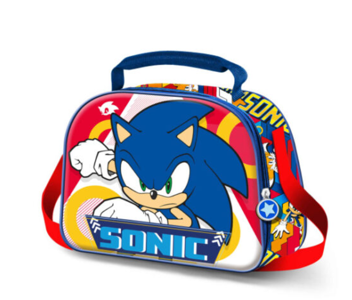 Lancheira Sonic 3D - Papelaria Encantada
