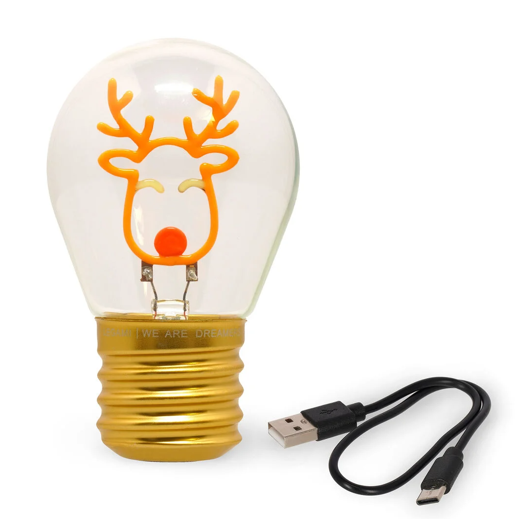 Candeeiro de mesa em forma de lâmpada - Bulb Fiction