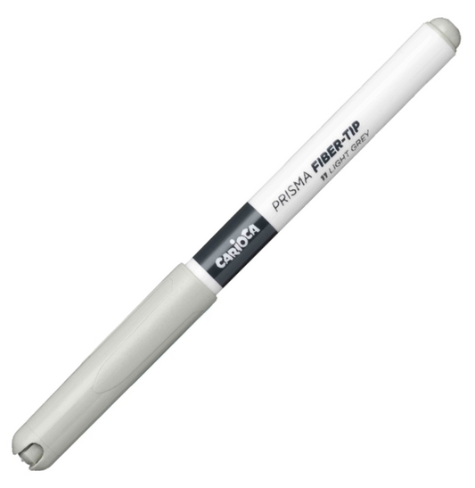 Marcador Carioca plus Prisma fiber-tip Cinza claro