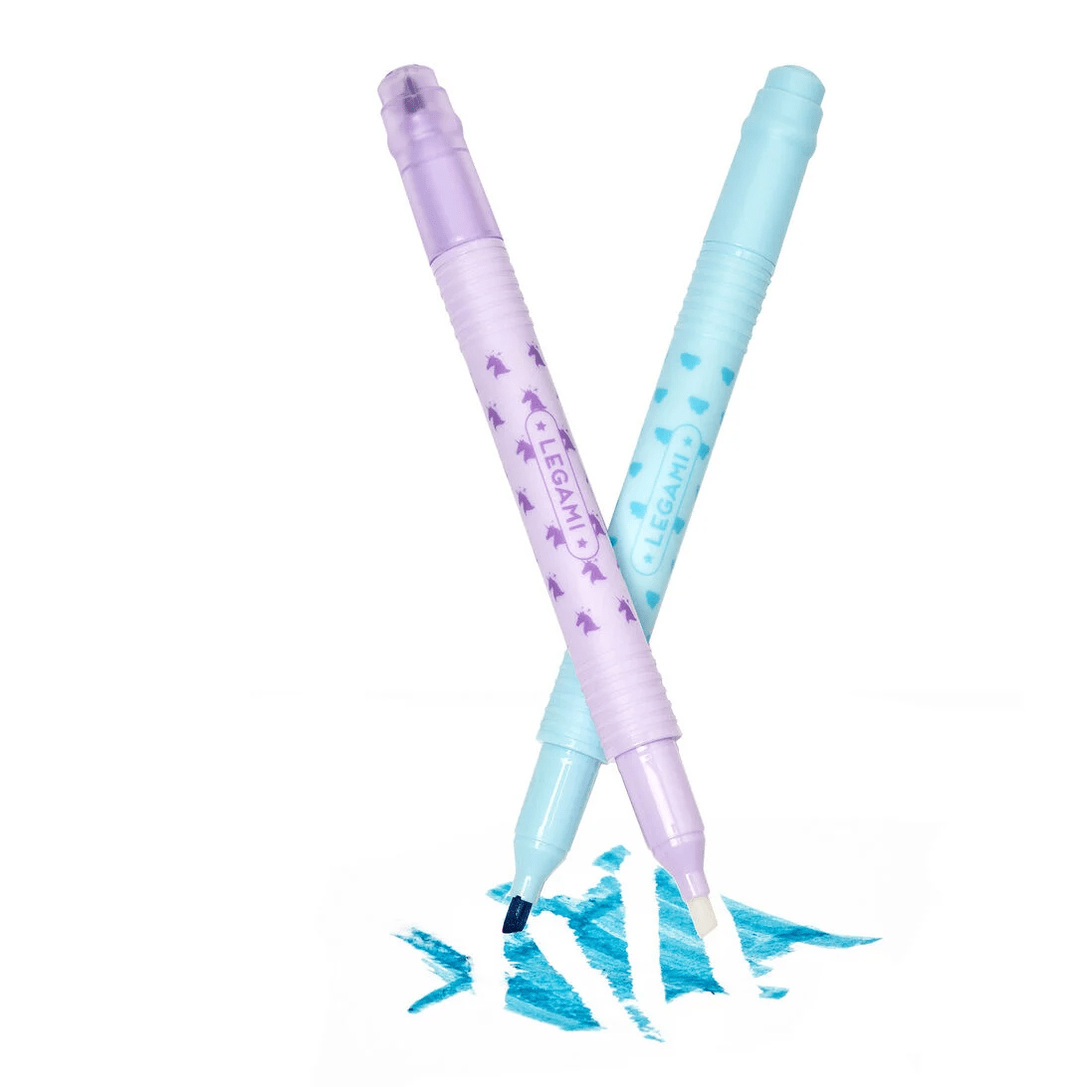 Conjunto de 6 sublinhadores apagáveis - Papelaria Encantada