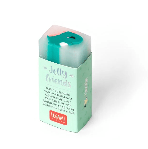 Borracha Dino com cheiro a baunilha - Papelaria Encantada